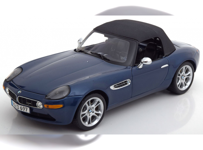 BMW Z8 with removable Softtop, dark blue-metallic