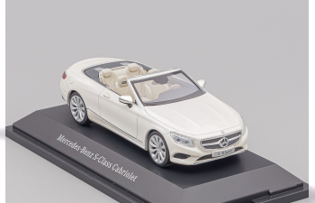 MERCEDES-BENZ S-Class Cabriolet A217, white