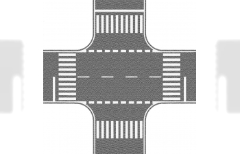 Перекресток, цвет серый 22*22 см