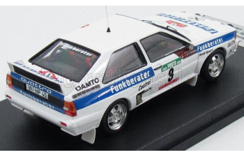 AUDI Quattro Funkberater №9 7th Rally Of Portugal (1983) F.Wittmann - P.Diekmann, White Blue
