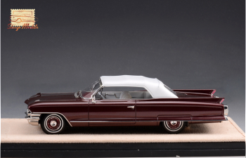 CADILLAC Series 62 Convertible (закрытый) 1962 Burgundy Metallic