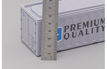 Контейнер металлический, серый