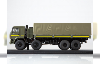 Камский грузовик 6560 бортовой (с тентом) рестайлинг, хаки