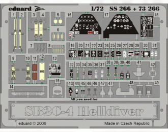 Цветное фототравление для SB2C-4