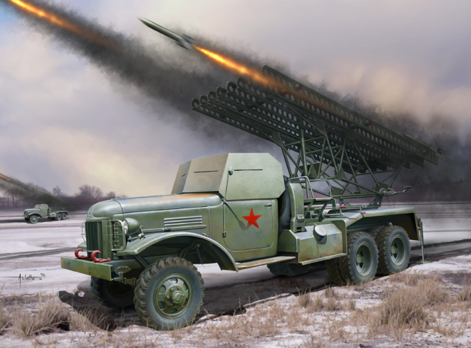 Сборная модель РСЗО BM-13