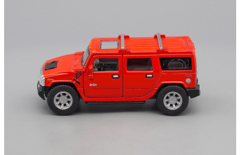 HUMMER H2 SUV (2008), red