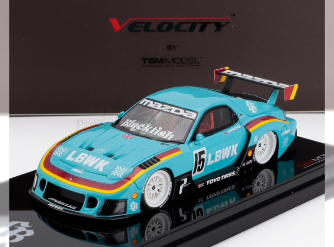 MAZDA Rx-7 Lb Works Super Silhouette №15 Racing Europe (2006), Light Blue