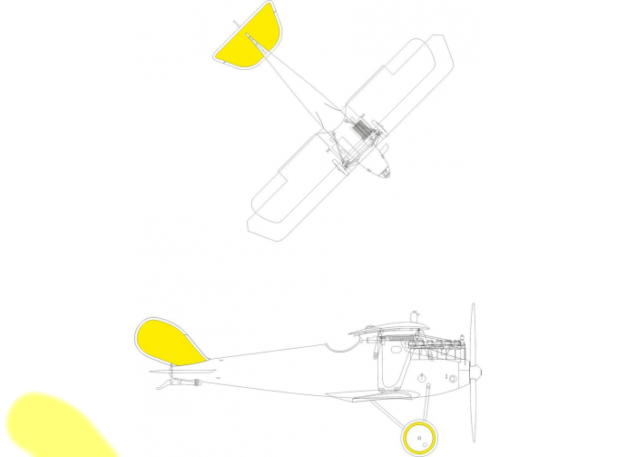 Окрасочная маска для Pfalz D. IIIa Weekend