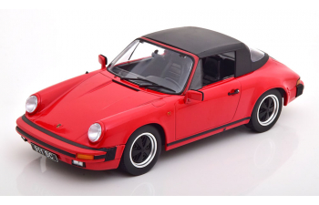 PORSCHE 911 SC Cabriolet with Softtop (1983), red