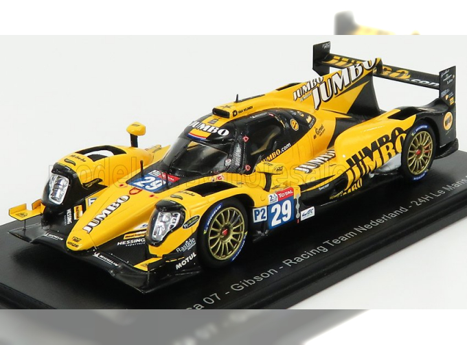 ORECA 07 Gibson 4.2l V8 Team Netherland Racing N29 24h Le Mans (2020) N.de Vries - G.van Der Garde - F.van Der Eerd, Yellow Black