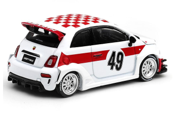 FIAT 595 Abarth LB-Works X Abas Works 1000 TC Tribute RHD (2026), white / red