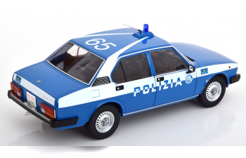 ALFA ROMEO Alfetta 2000 Polizia Stradale (1978) Police, Blue White