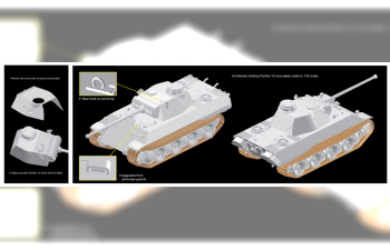 Сборная модель Немецкий средний танк PANTHER Ausf. D V2