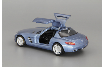 MERCEDES-BENZ SLS AMG Coupe C197 (2010), blue yosemite