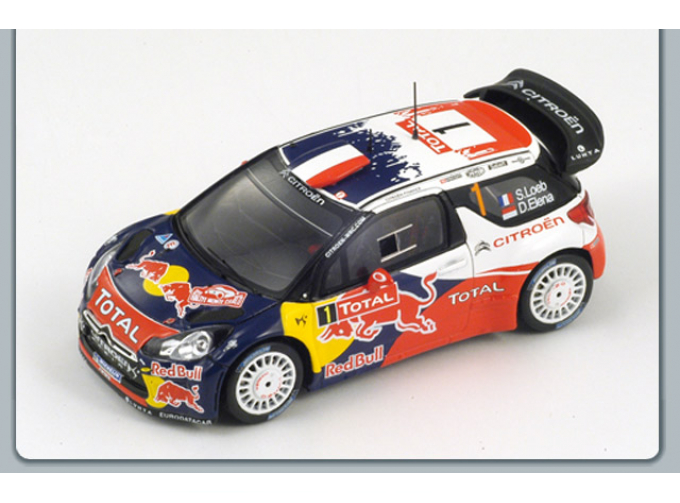 CITROEN DS3 WRC Rally Monte-Carlo 2012, red