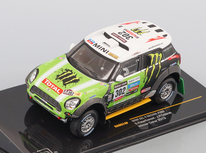 MINI ALL 4 RACING #302 S.Peterhansel-J.P.Cottret Winner Dakar 2013