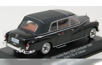 MERCEDES-BENZ 300d Landaulet (1960) State City Of Vatican With Figures Pope - Papa - Giovanni Xxiii, Black