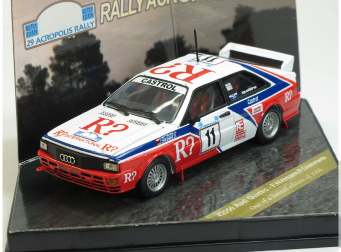 AUDI Quattro #11 F.Wittmann-P.Diekmann Rally Acropolis, white / red