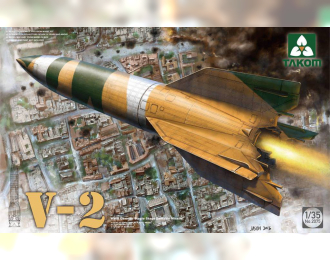 Сборная модель  WWII German Single Stage Ballistic Missile V-2