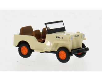 Willys Jeep CJ-3A (1949), beige