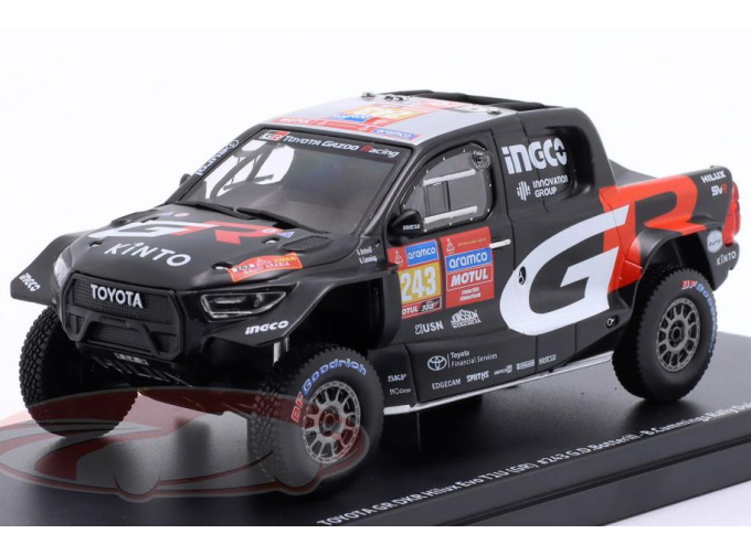 TOYOTA GR DKR Hilux EVO T1U #243 6th Rallye Dakar Guy Botterill, Brett Cummings (2024)