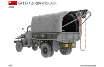 Сборная модель GMC G7117 4x4 Wrecker Tractor Military Truck - Telonato - Wwii - 1943