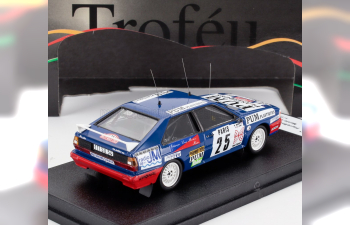 AUDI Quattro (night Version) №25 Rally Montecarlo (1985) Pierre Bos - Jean Claude Leuvrey, Blue White Red