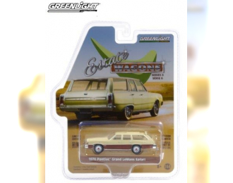 PONTIAC Grand LeMans Safari 1976 Bavarian Cream with Woodgrain 