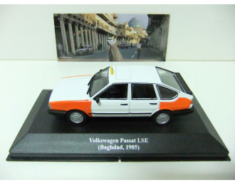 VOLKSWAGEN Passat LSE (Baghdad, 1985), Collection Les Taxis du monde, white / orange