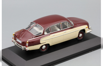 TATRA 603/1 (1970), burgundy / beige