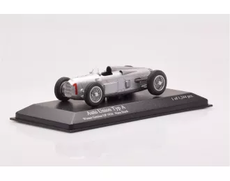 AUTO UNION Typ A Winner German GP 1934 #1 Hans Stuck, silver