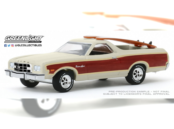 FORD Ranchero Squire с досками для серфинга 1973