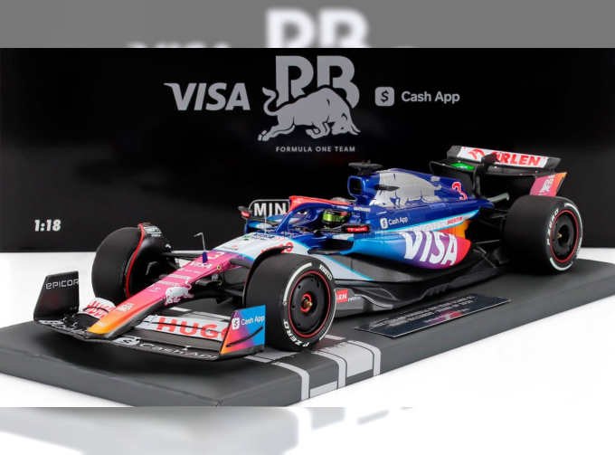 RACING BULLS F1 Vcarb-01 Team Visa Cash App №3 Miami Gp (2024) Daniel Ricciardo