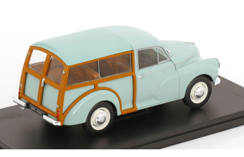 MORRIS Minor Traveller (1958) - Con Vetrina - With Showcase, Bermuda Light Blue Wood