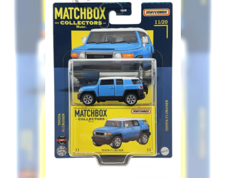 TOYOTA FJ Cruiser, blue with white roof