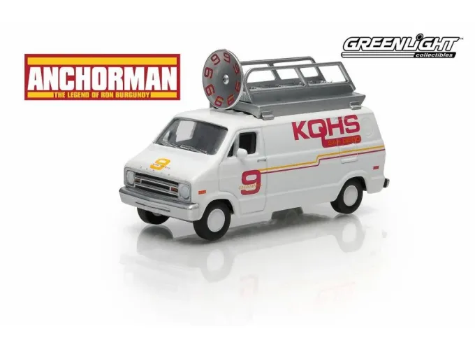 DODGE Van Anchorman Channel 9 News Team, white