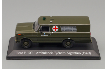 FORD F-100 Ambulancia Ejercito Argentino 1969, olive green