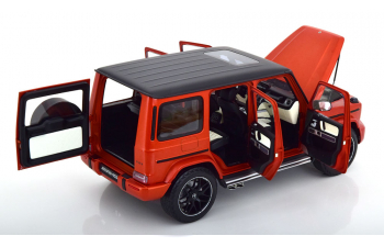 MERCEDES-BENZ AMG G63, matt-orange-matt-black