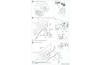 Сборная модель YAMAHA Tzr250 (3ma) Motorcycle (1989)