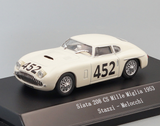 Siata 208 CS Mille Miglia Stazzi-Melocchi #452 (1953), white
