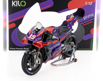 DUCATI Desmosedici Gp24 Team Pramac Racing №89 World Champion Motogp Season (2024) Jorge Martin, Purple Red Black