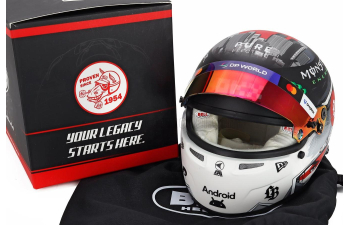 BELL HELMET Lando Norris 2025 F1 Japan Gp Mcl39 Team Mclaren №4 World Champion - Liberty Walk Livery, Black White