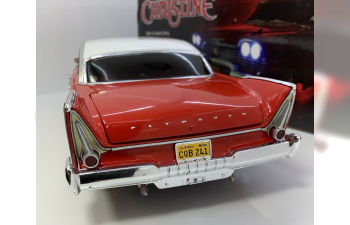 PLYMOUTH Fury Coupe (1958) - Black Windows - Evil Version - Christine La Macchina Infernale, Red White