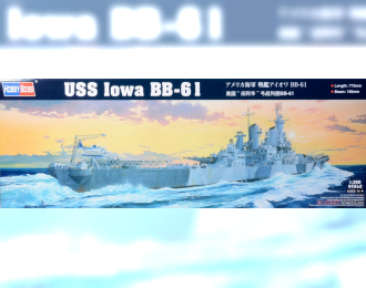 Сборная модель Линкор USS "Iowa" BB-61
