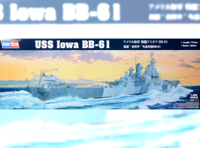 Сборная модель Линкор USS "Iowa" BB-61