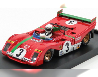 FERRARI 312pb N 3 Winner Targa Florio 1972 Merzario - Munari, Red