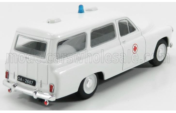 WARSZAWA 202a Sw Station Wagon Ambulance (1959), White