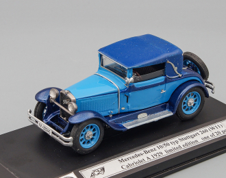 MERCEDES-BENZ 10/50 typ Stuttgart 260 (W11) Cabriolet A (1929), blue