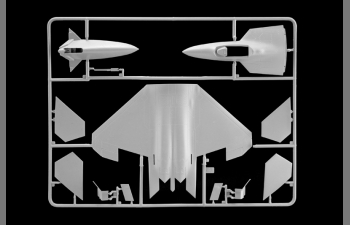 Сборная модель LOCKHEED MARTIN F-22a Raptor Airplane Military (1990)