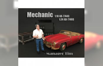 FIGURES Meccanico Tim Manager - Mechanic, White Blue